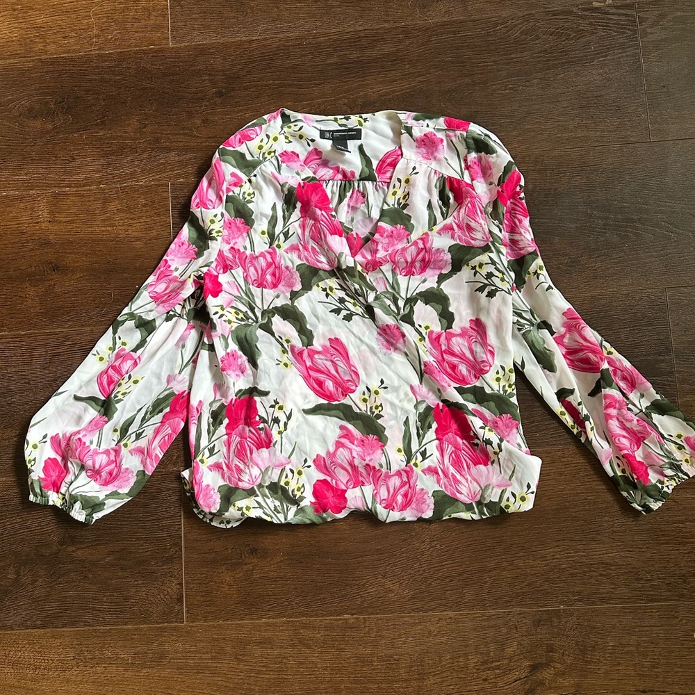 INC Concepts Floral Blouse